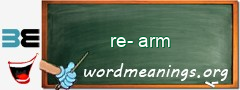 WordMeaning blackboard for re-arm